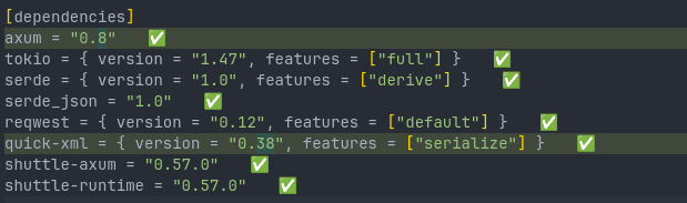 Click to expand image Updated dependencies