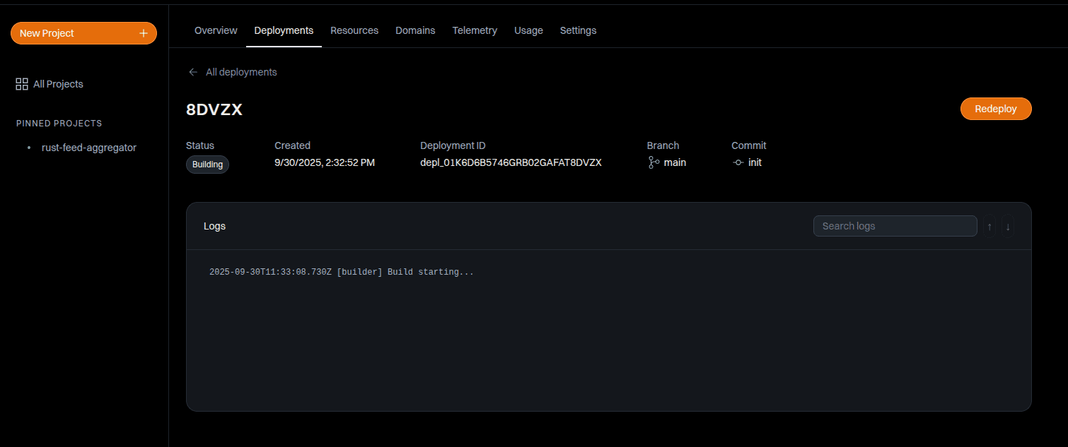 Click to expand image Shuttle deployment logs