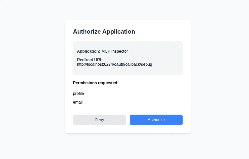 Click to expand image Authorization endpoint consent screen